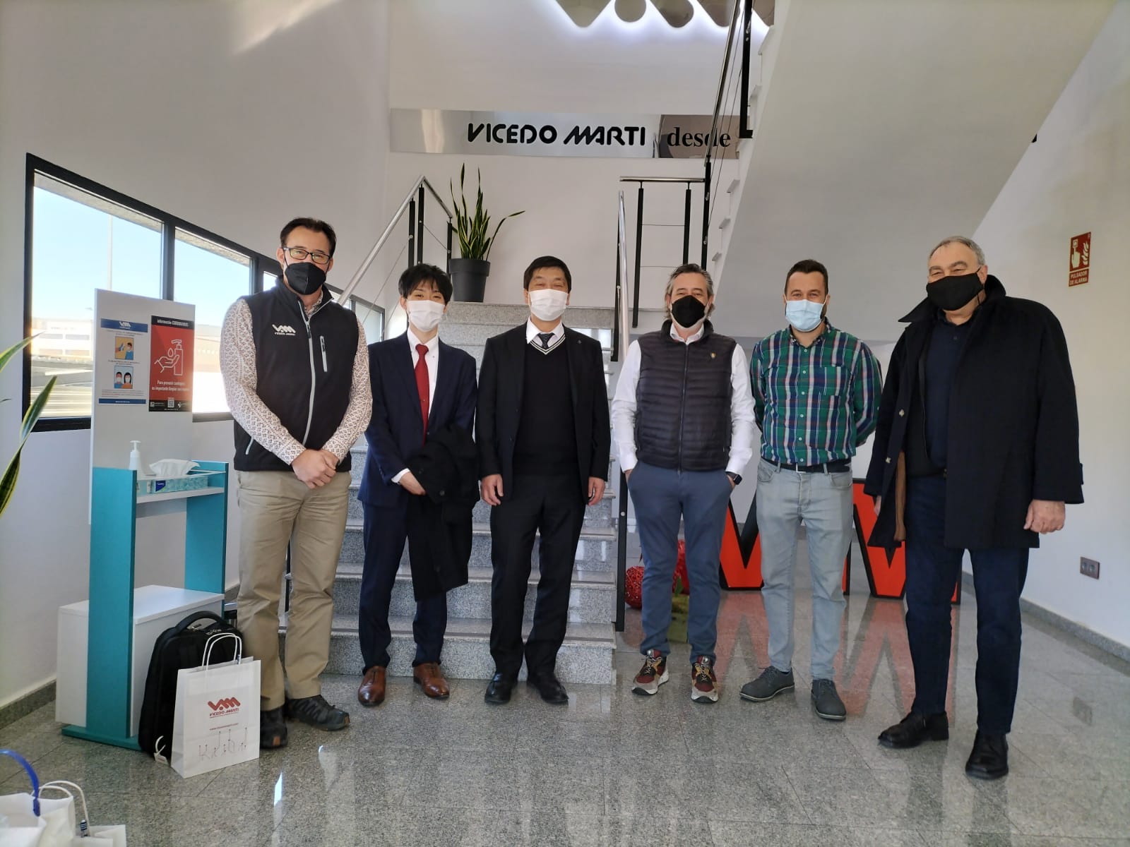 Vicedo Martí recibe la visita de AOKI